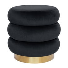 Quinn Velvet Ottoman